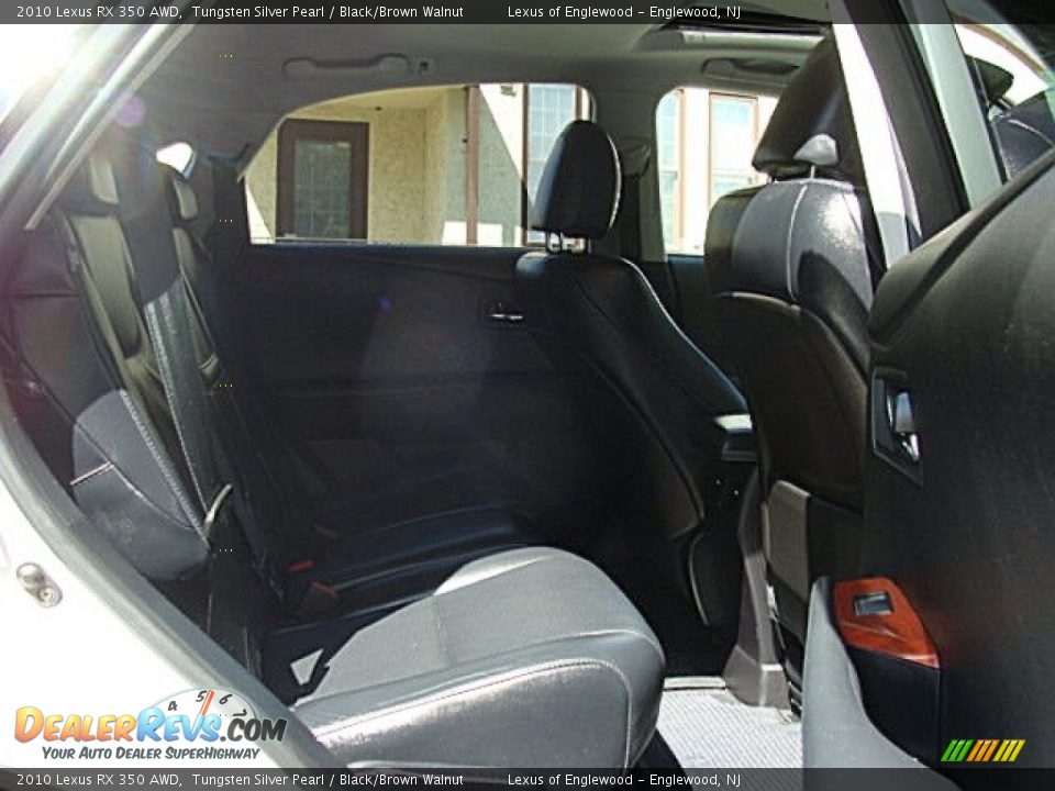 2010 Lexus RX 350 AWD Tungsten Silver Pearl / Black/Brown Walnut Photo #12