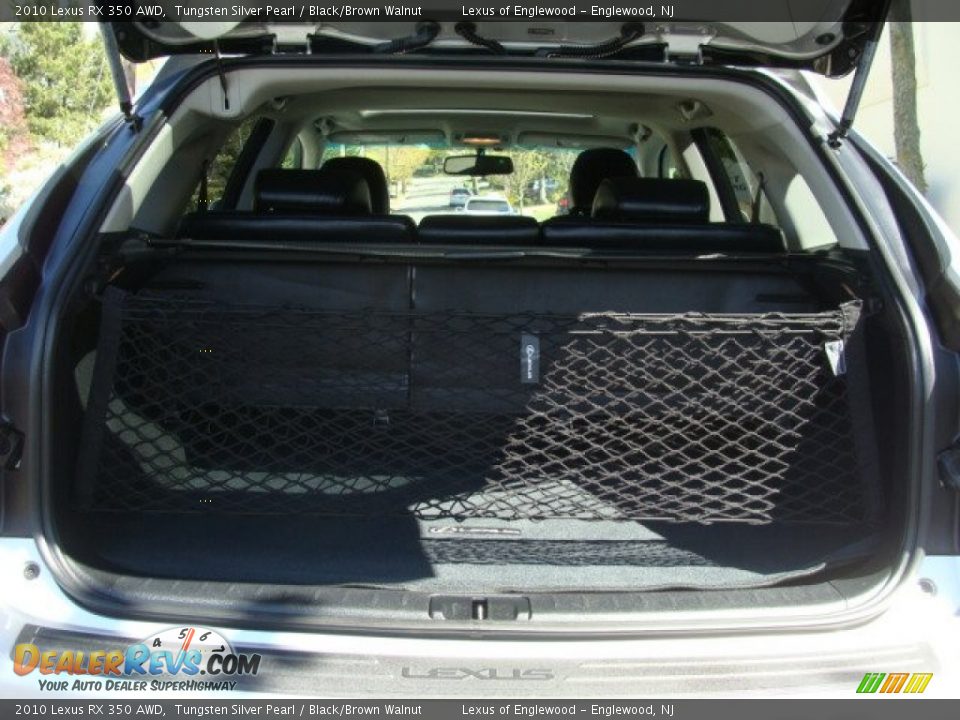 2010 Lexus RX 350 AWD Tungsten Silver Pearl / Black/Brown Walnut Photo #13