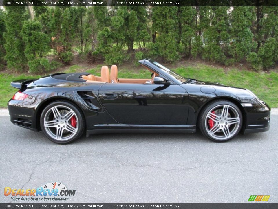 Black 2009 Porsche 911 Turbo Cabriolet Photo #8