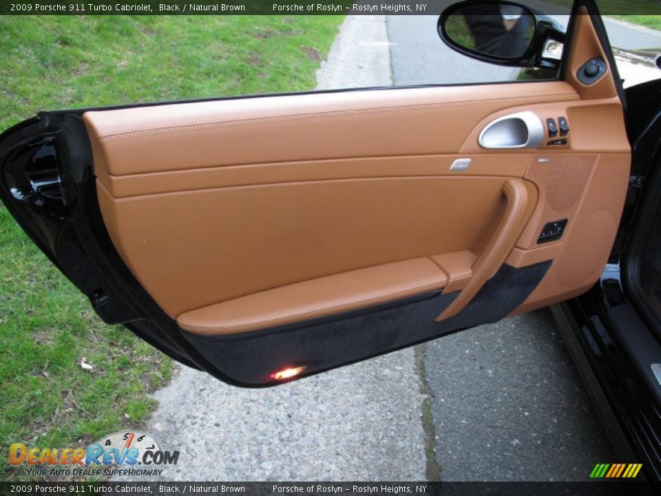 Door Panel of 2009 Porsche 911 Turbo Cabriolet Photo #13