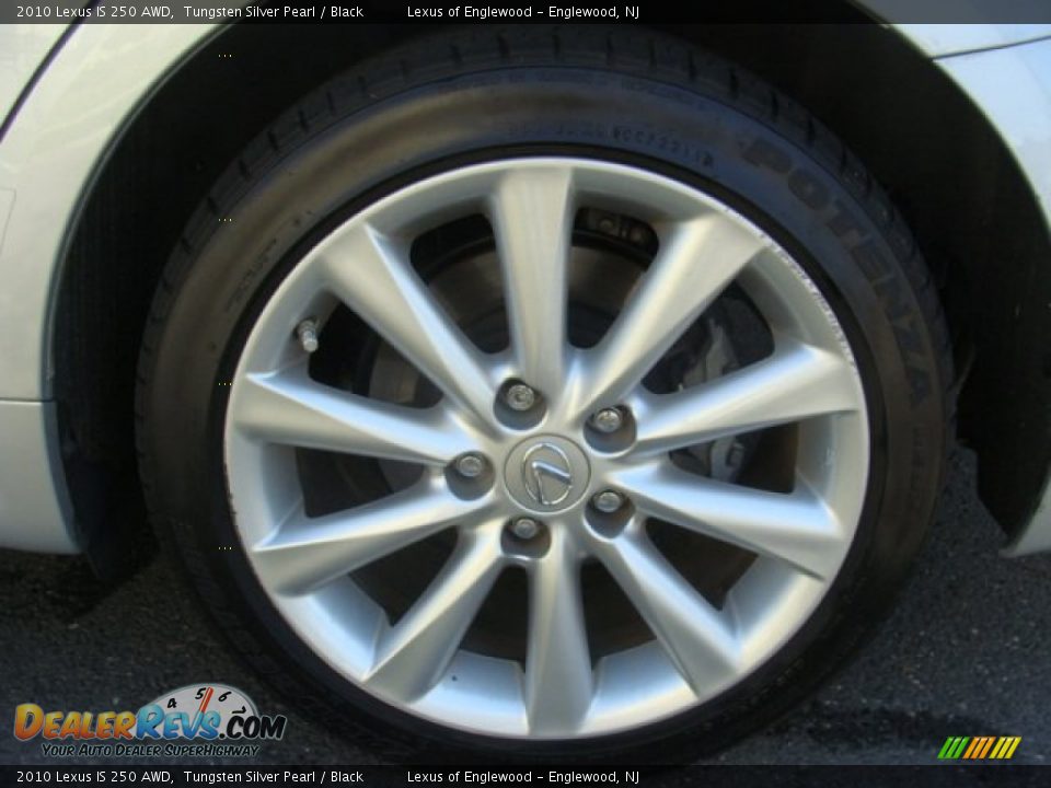 2010 Lexus IS 250 AWD Tungsten Silver Pearl / Black Photo #14