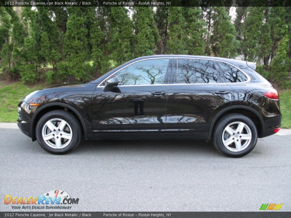 Jet Black Metallic 2012 Porsche Cayenne  Photo #3