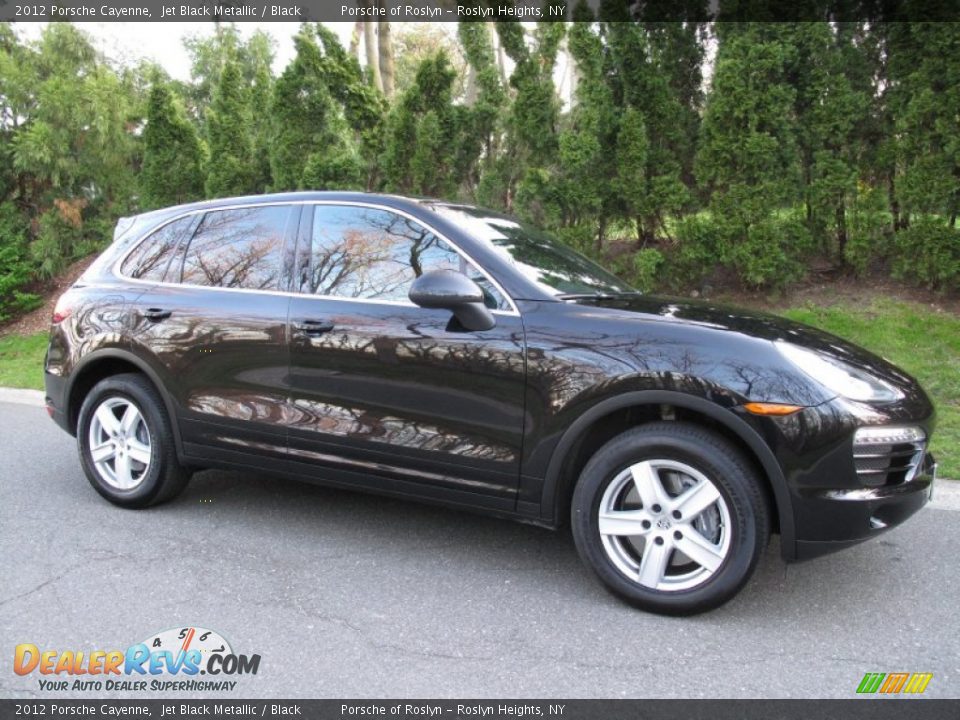 2012 Porsche Cayenne Jet Black Metallic / Black Photo #8