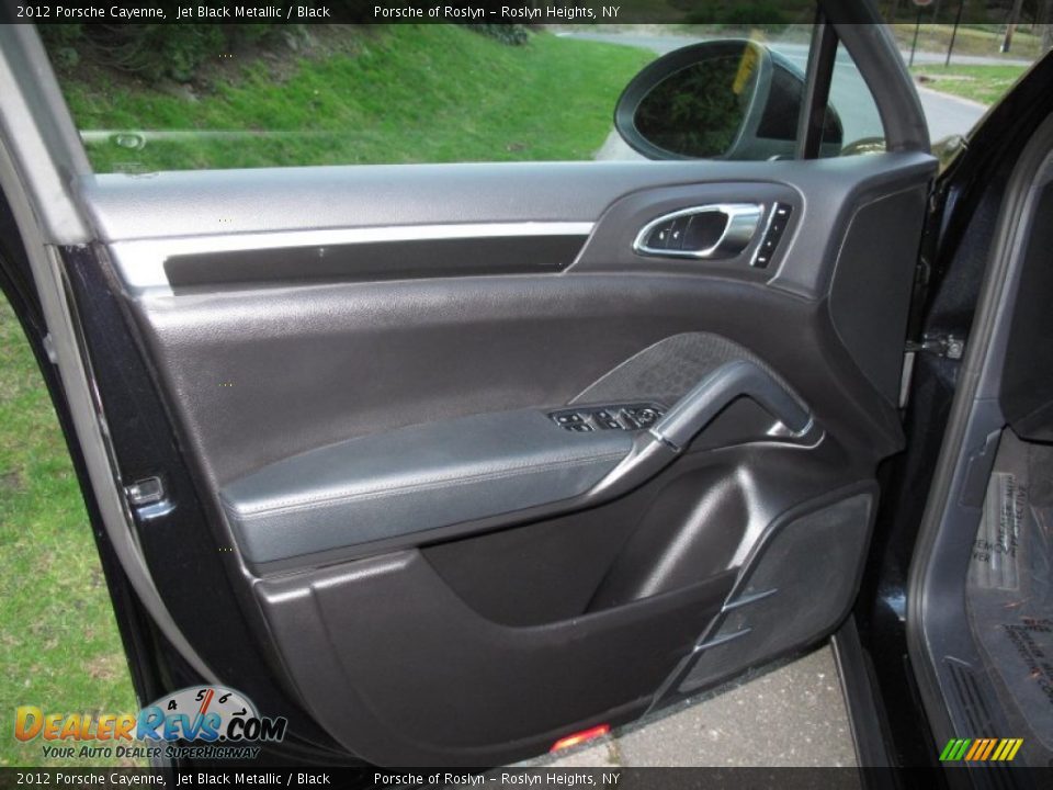 2012 Porsche Cayenne Jet Black Metallic / Black Photo #11