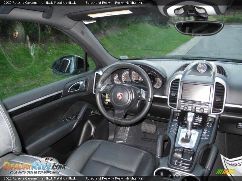 2012 Porsche Cayenne Jet Black Metallic / Black Photo #12
