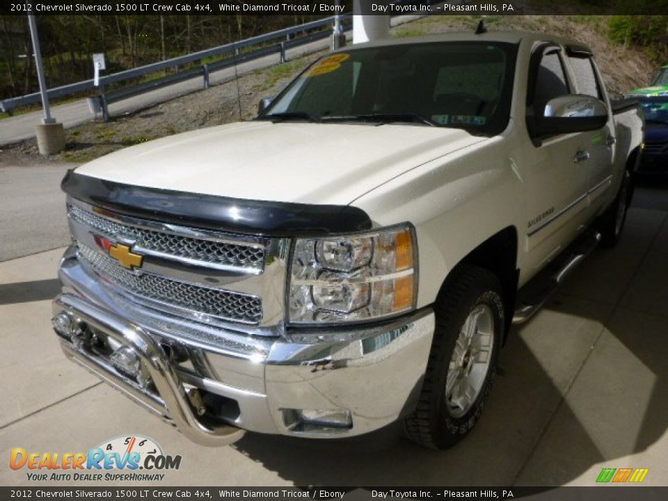 2012 Chevrolet Silverado 1500 LT Crew Cab 4x4 White Diamond Tricoat / Ebony Photo #5