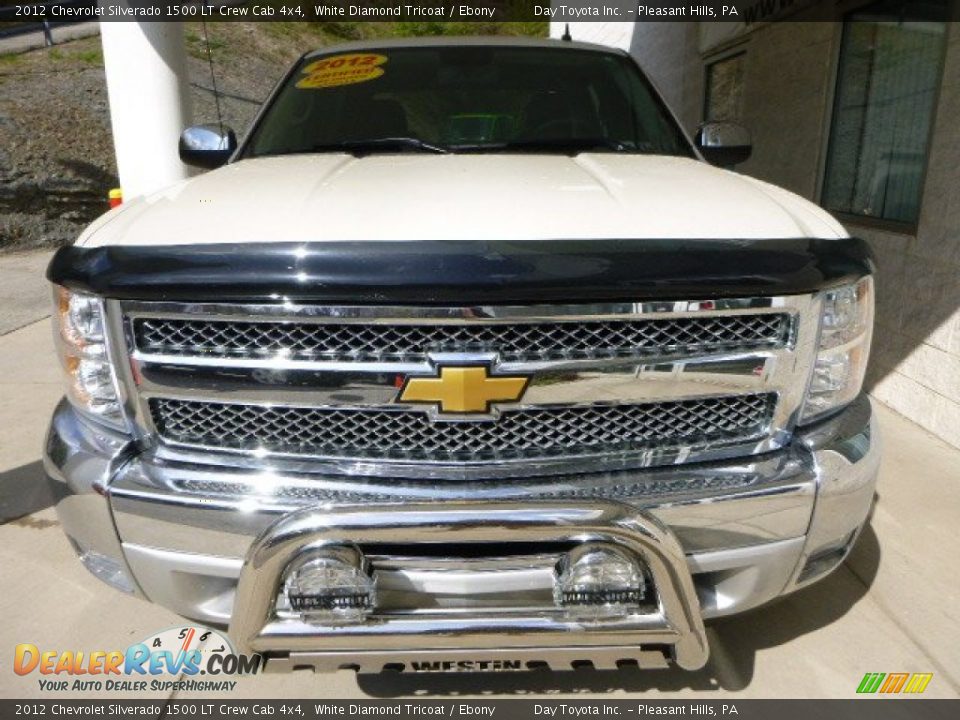 2012 Chevrolet Silverado 1500 LT Crew Cab 4x4 White Diamond Tricoat / Ebony Photo #6
