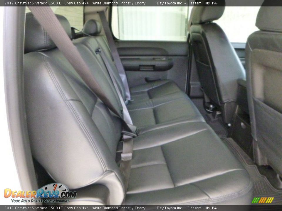 2012 Chevrolet Silverado 1500 LT Crew Cab 4x4 White Diamond Tricoat / Ebony Photo #12