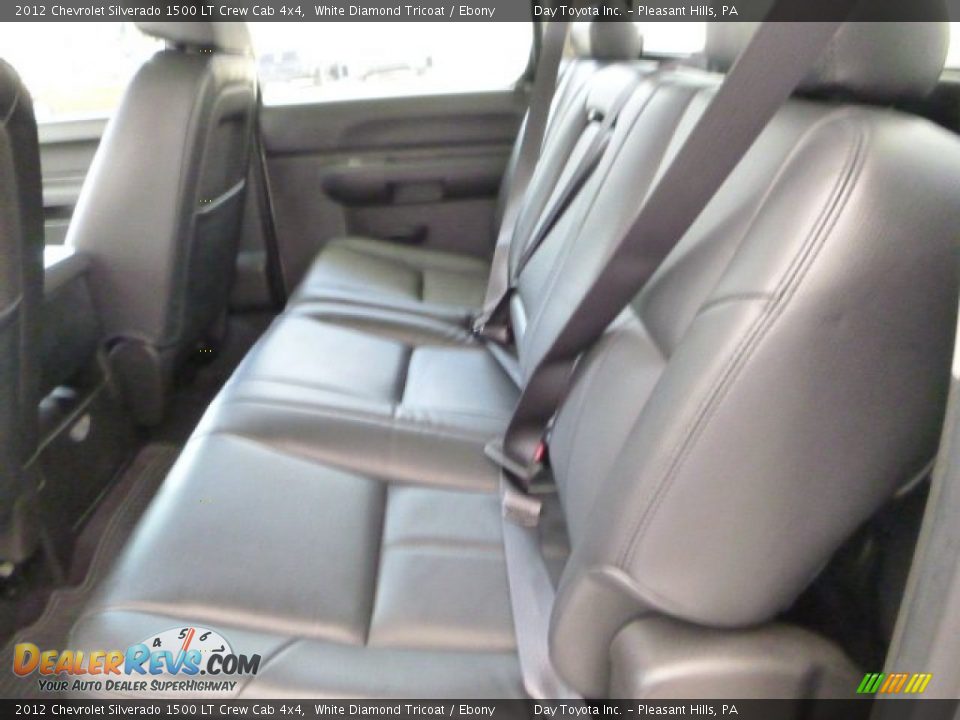 2012 Chevrolet Silverado 1500 LT Crew Cab 4x4 White Diamond Tricoat / Ebony Photo #14