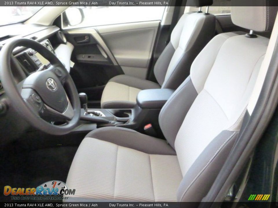 2013 Toyota RAV4 XLE AWD Spruce Green Mica / Ash Photo #13