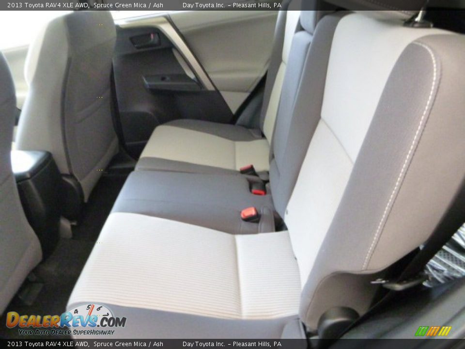 2013 Toyota RAV4 XLE AWD Spruce Green Mica / Ash Photo #14