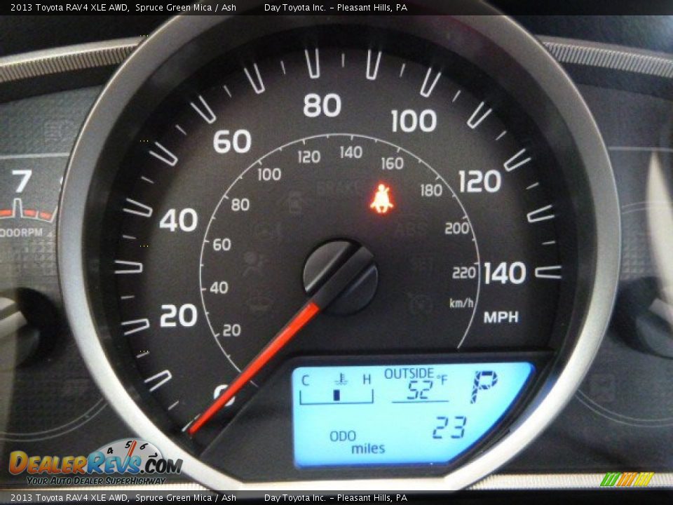 2013 Toyota RAV4 XLE AWD Spruce Green Mica / Ash Photo #20