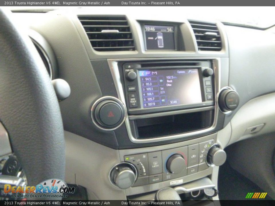 2013 Toyota Highlander V6 4WD Magnetic Gray Metallic / Ash Photo #18