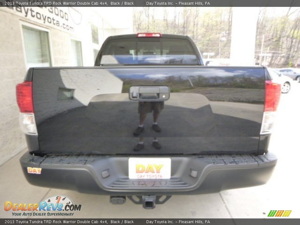2013 Toyota Tundra TRD Rock Warrior Double Cab 4x4 Black / Black Photo #3