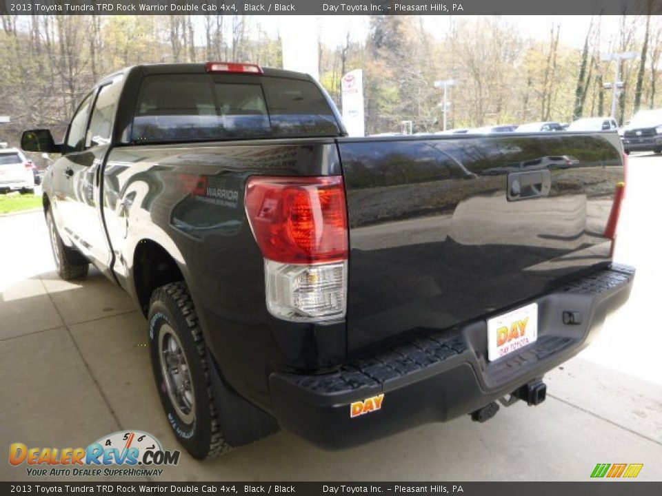 2013 Toyota Tundra TRD Rock Warrior Double Cab 4x4 Black / Black Photo #4
