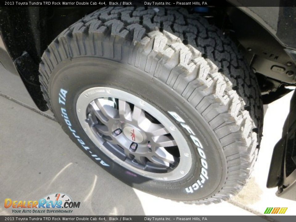 2013 Toyota Tundra TRD Rock Warrior Double Cab 4x4 Black / Black Photo #8