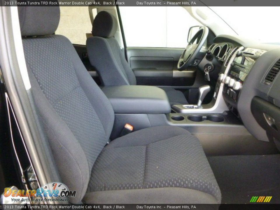2013 Toyota Tundra TRD Rock Warrior Double Cab 4x4 Black / Black Photo #9