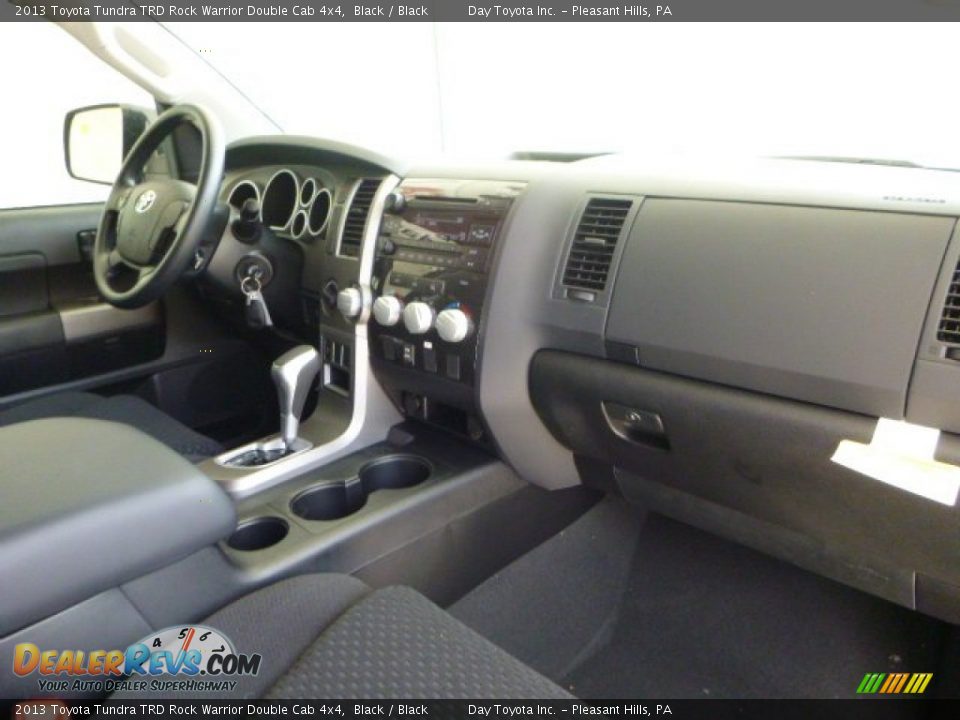 2013 Toyota Tundra TRD Rock Warrior Double Cab 4x4 Black / Black Photo #10