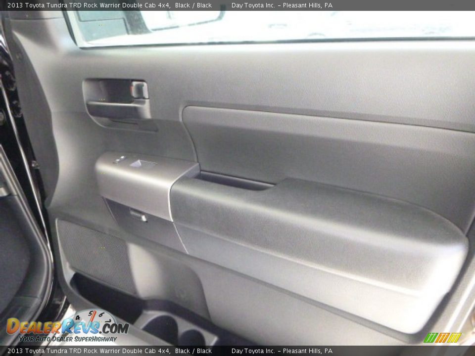 2013 Toyota Tundra TRD Rock Warrior Double Cab 4x4 Black / Black Photo #11