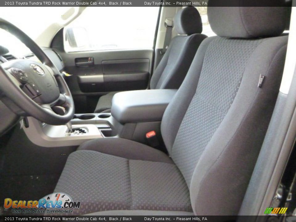 2013 Toyota Tundra TRD Rock Warrior Double Cab 4x4 Black / Black Photo #13