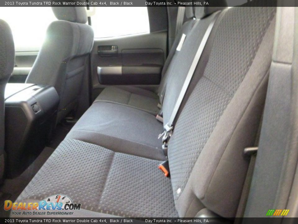 2013 Toyota Tundra TRD Rock Warrior Double Cab 4x4 Black / Black Photo #14