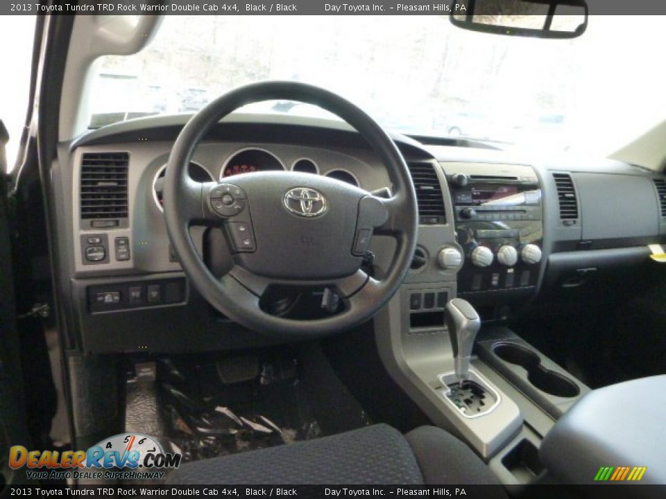 2013 Toyota Tundra TRD Rock Warrior Double Cab 4x4 Black / Black Photo #15