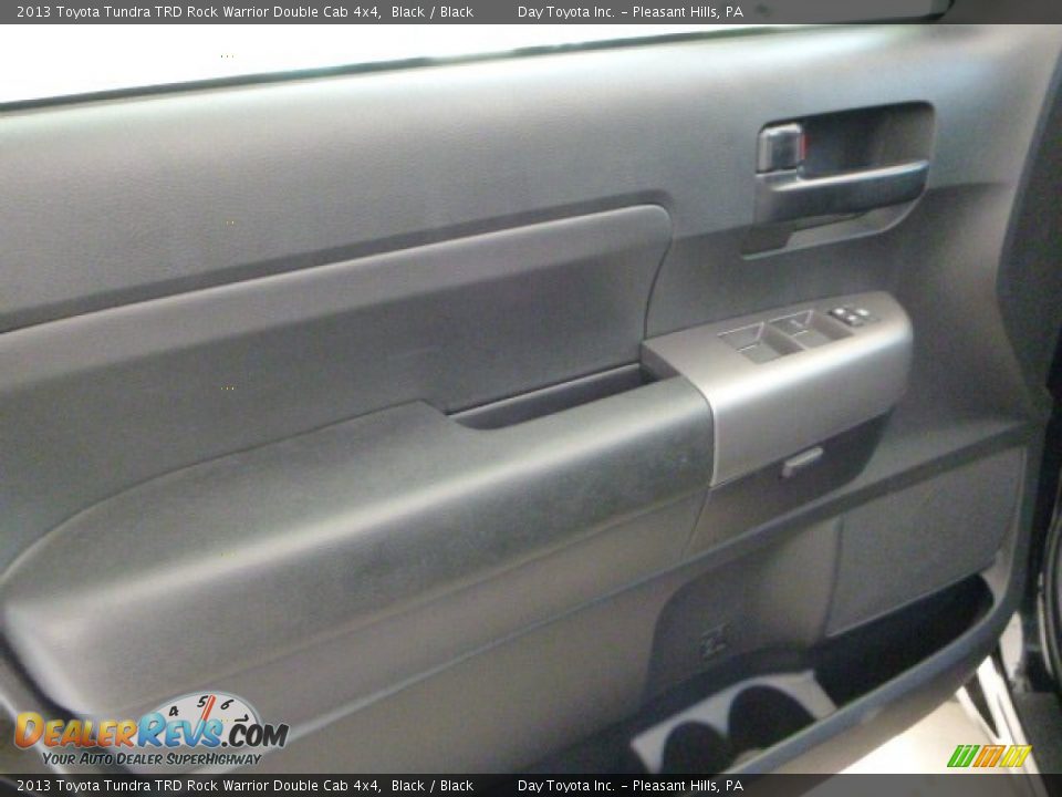 2013 Toyota Tundra TRD Rock Warrior Double Cab 4x4 Black / Black Photo #16