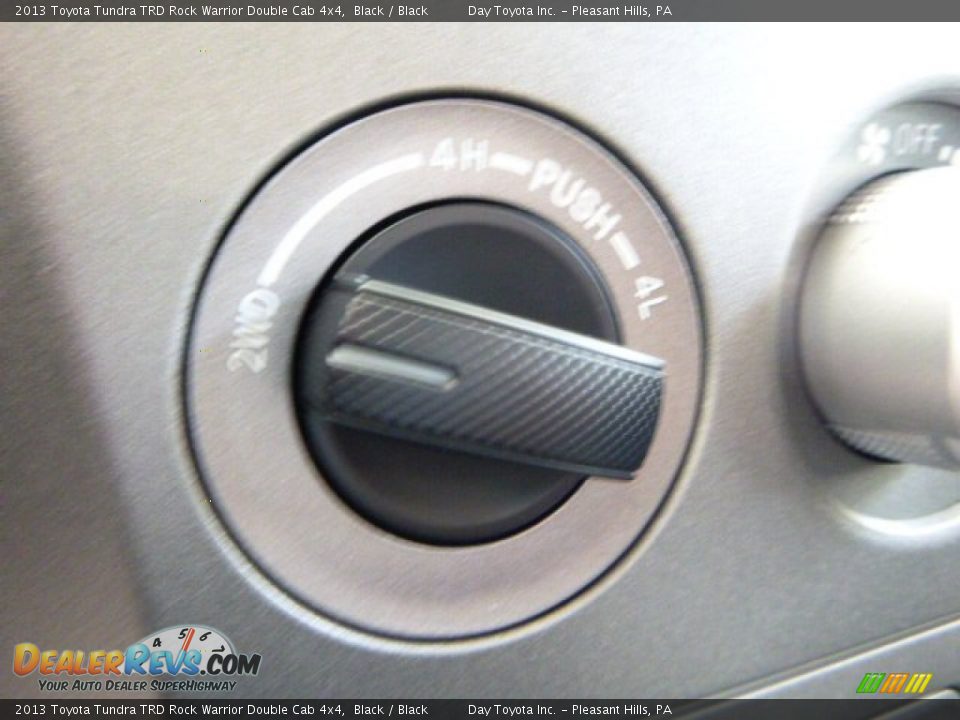 2013 Toyota Tundra TRD Rock Warrior Double Cab 4x4 Black / Black Photo #17