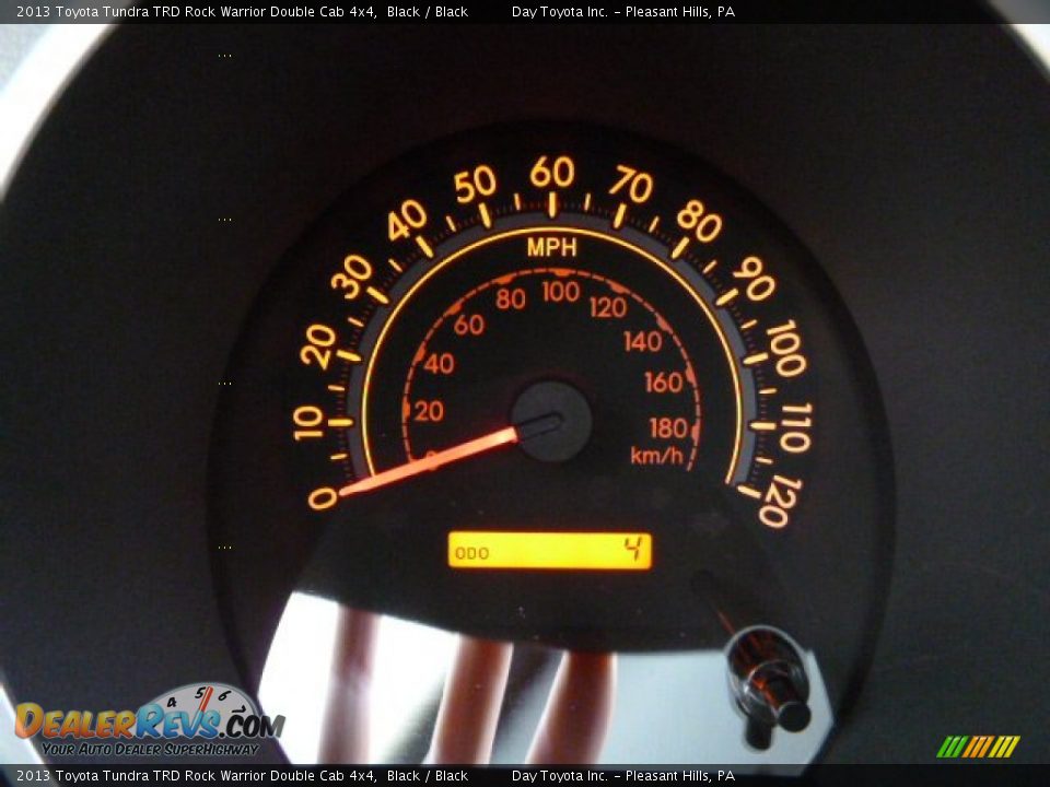 2013 Toyota Tundra TRD Rock Warrior Double Cab 4x4 Black / Black Photo #19