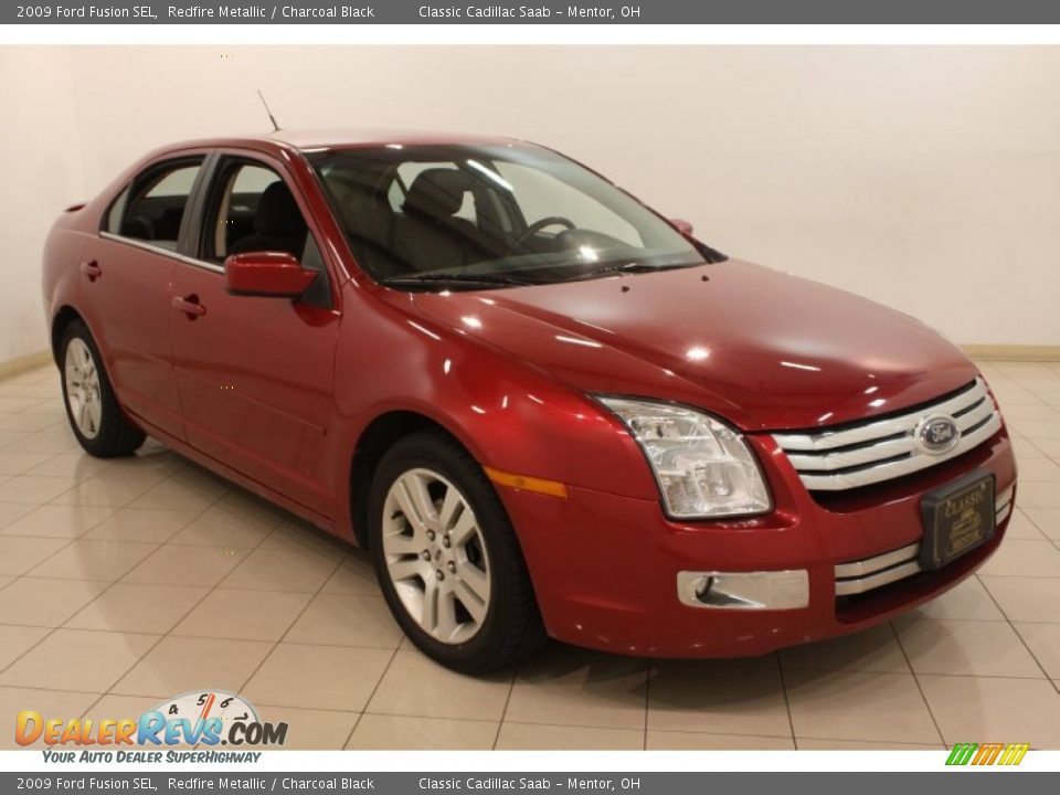 2009 Ford Fusion SEL Redfire Metallic / Charcoal Black Photo #1