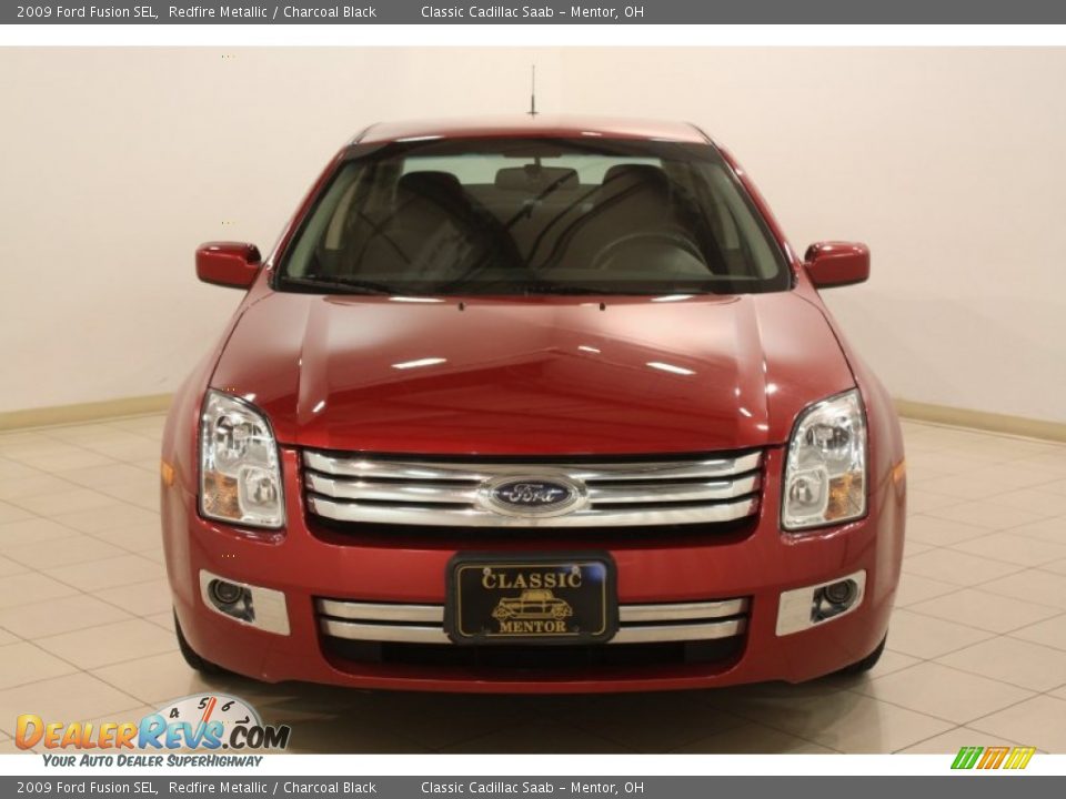 2009 Ford Fusion SEL Redfire Metallic / Charcoal Black Photo #2