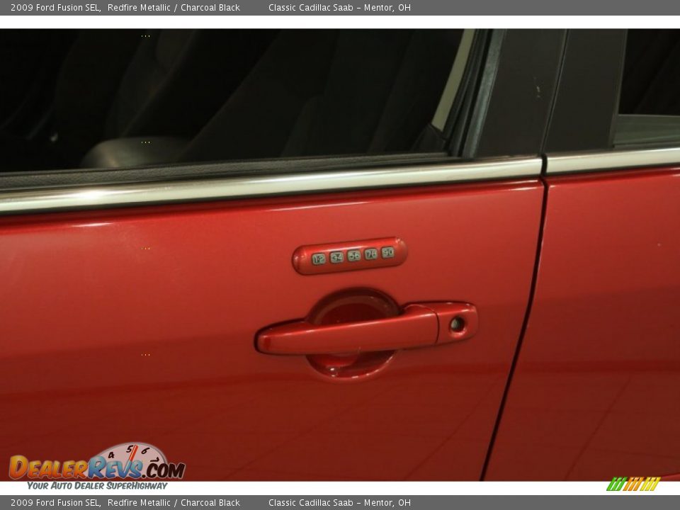 2009 Ford Fusion SEL Redfire Metallic / Charcoal Black Photo #4