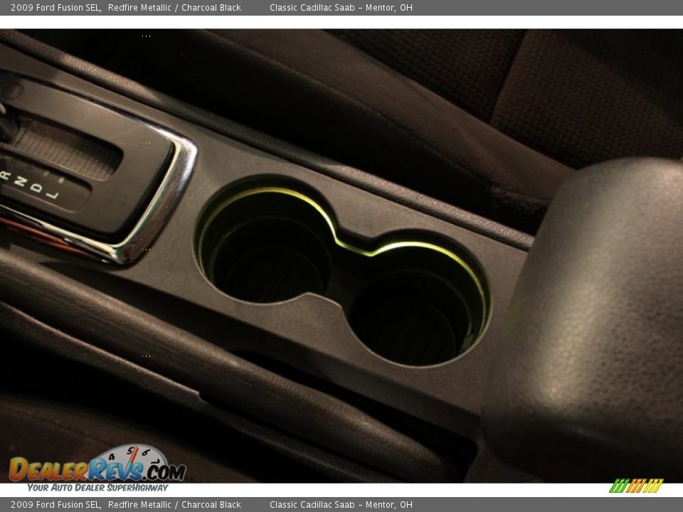 2009 Ford Fusion SEL Redfire Metallic / Charcoal Black Photo #11