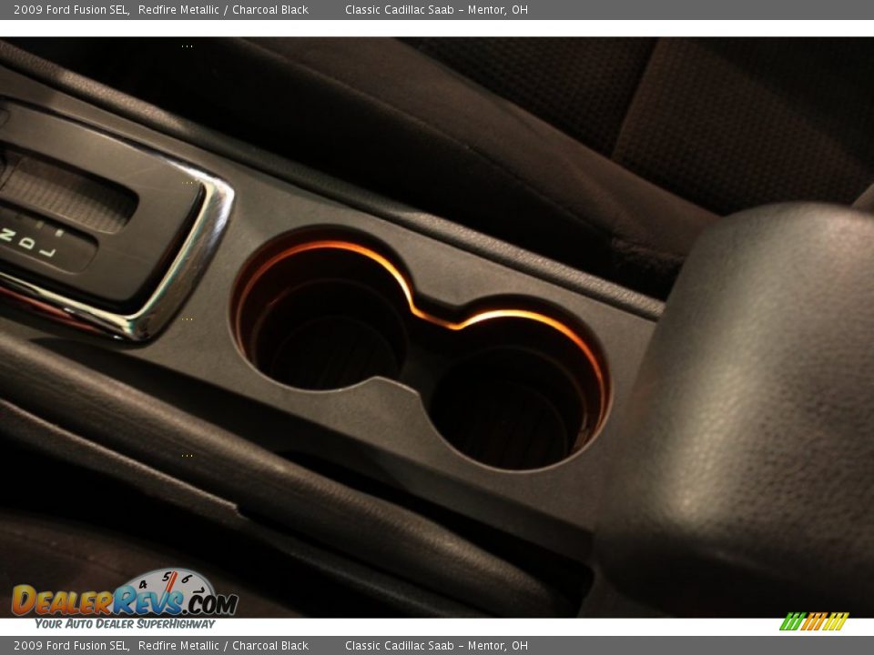 2009 Ford Fusion SEL Redfire Metallic / Charcoal Black Photo #15