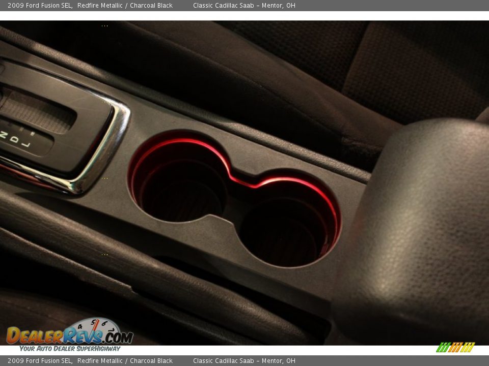 2009 Ford Fusion SEL Redfire Metallic / Charcoal Black Photo #16