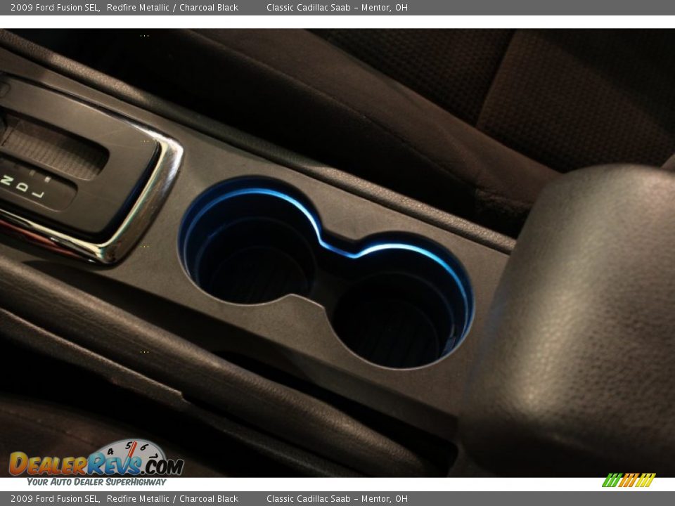 2009 Ford Fusion SEL Redfire Metallic / Charcoal Black Photo #17