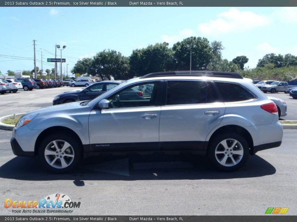 2013 Subaru Outback 2.5i Premium Ice Silver Metallic / Black Photo #3