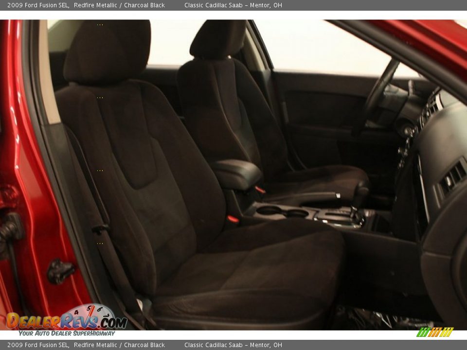 2009 Ford Fusion SEL Redfire Metallic / Charcoal Black Photo #18