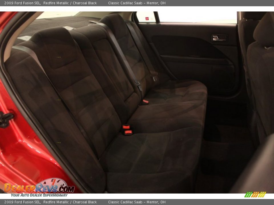 2009 Ford Fusion SEL Redfire Metallic / Charcoal Black Photo #19