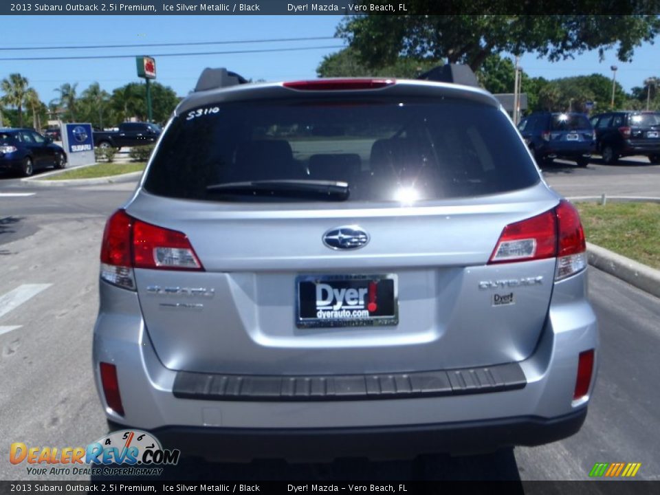 2013 Subaru Outback 2.5i Premium Ice Silver Metallic / Black Photo #5