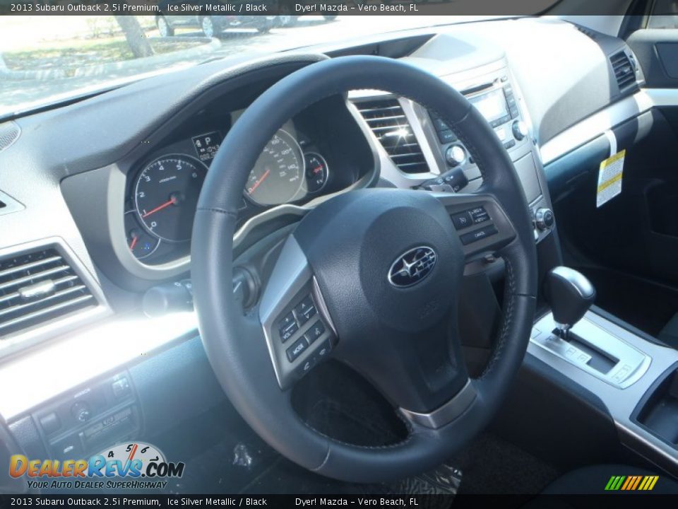 2013 Subaru Outback 2.5i Premium Ice Silver Metallic / Black Photo #11