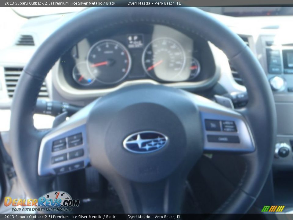 2013 Subaru Outback 2.5i Premium Ice Silver Metallic / Black Photo #12