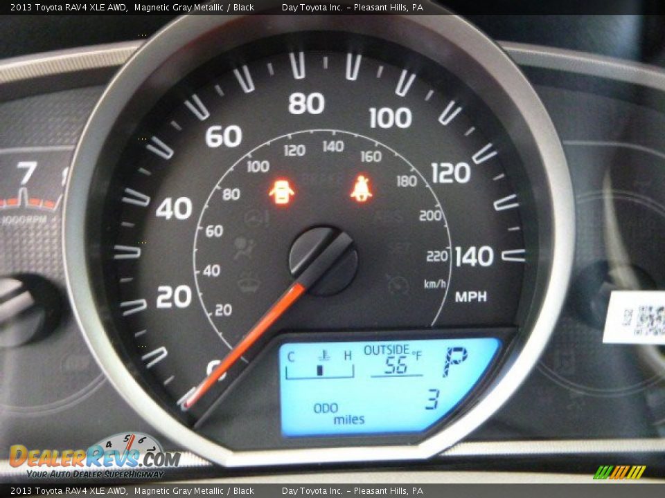 2013 Toyota RAV4 XLE AWD Magnetic Gray Metallic / Black Photo #20