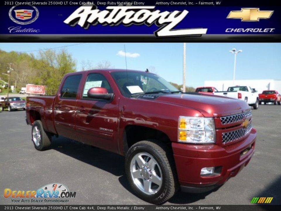 2013 Chevrolet Silverado 2500HD LT Crew Cab 4x4 Deep Ruby Metallic / Ebony Photo #1