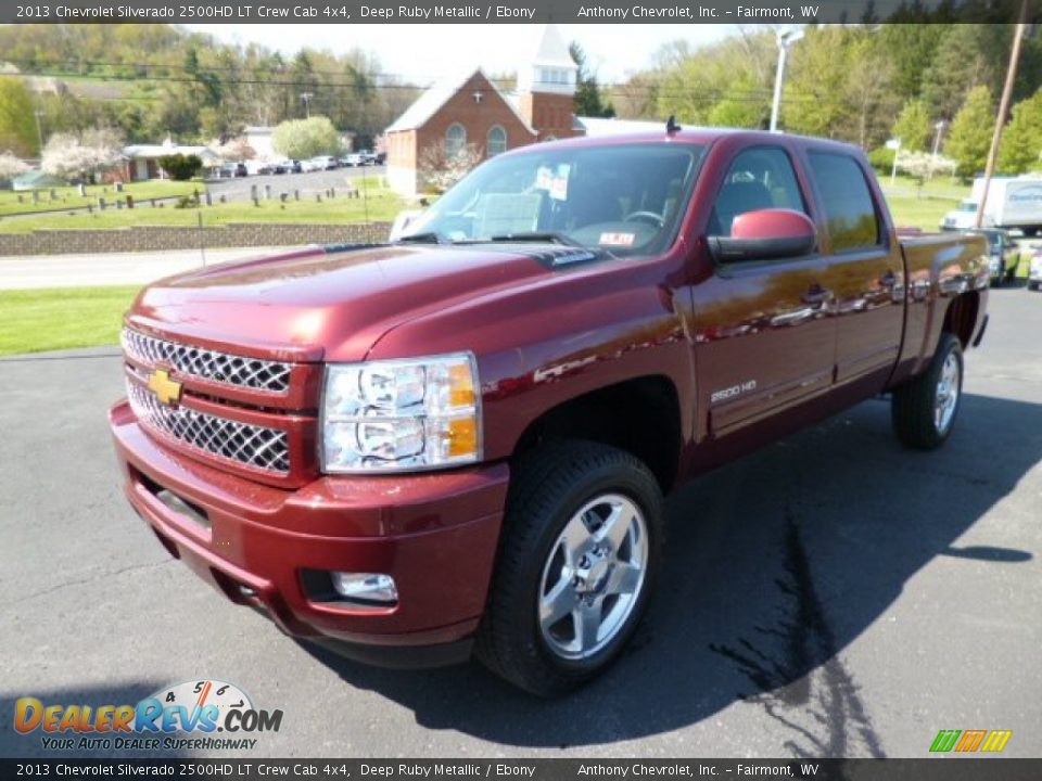 2013 Chevrolet Silverado 2500HD LT Crew Cab 4x4 Deep Ruby Metallic / Ebony Photo #3