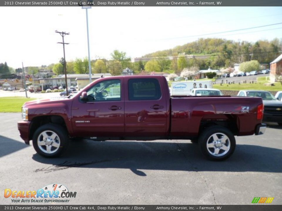 2013 Chevrolet Silverado 2500HD LT Crew Cab 4x4 Deep Ruby Metallic / Ebony Photo #4