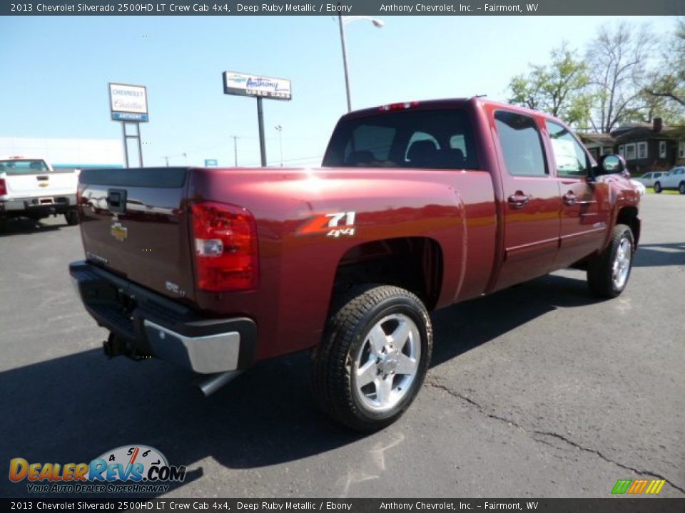 2013 Chevrolet Silverado 2500HD LT Crew Cab 4x4 Deep Ruby Metallic / Ebony Photo #7