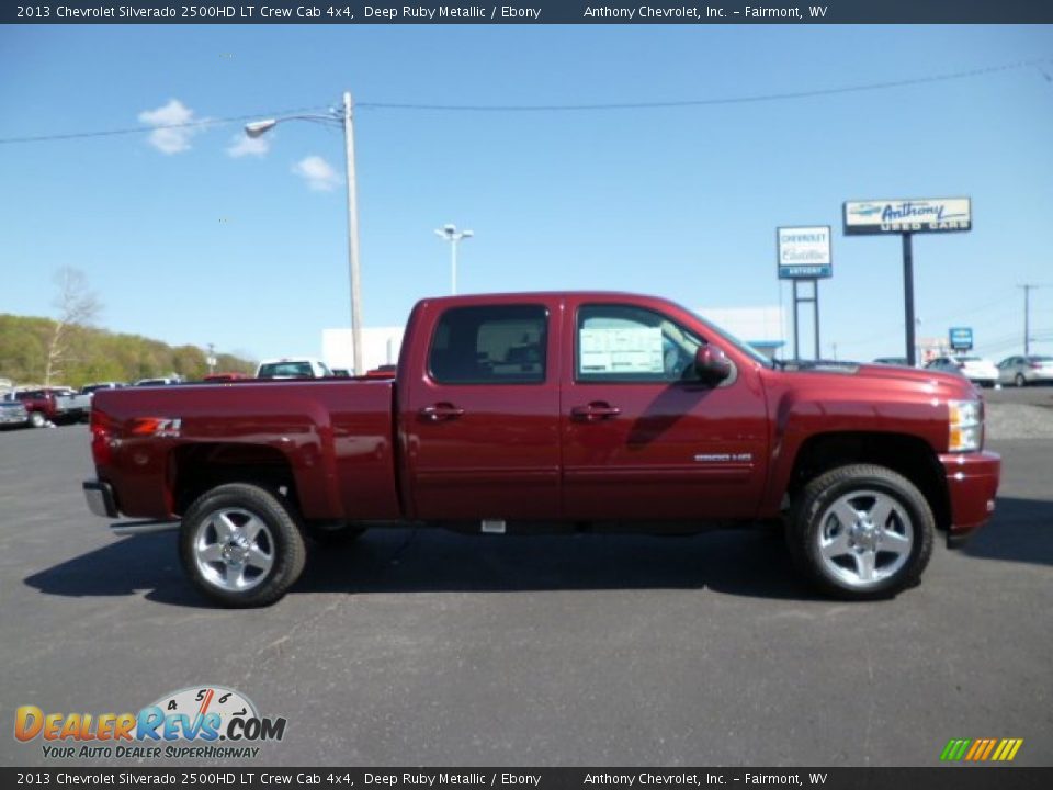 2013 Chevrolet Silverado 2500HD LT Crew Cab 4x4 Deep Ruby Metallic / Ebony Photo #8