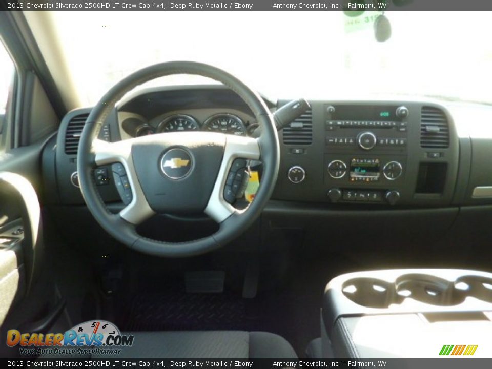 2013 Chevrolet Silverado 2500HD LT Crew Cab 4x4 Deep Ruby Metallic / Ebony Photo #14