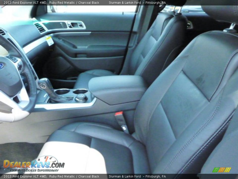 2013 Ford Explorer XLT 4WD Ruby Red Metallic / Charcoal Black Photo #8